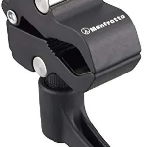 Abrazadera Manfrotto 386B-1 Nano para cámaras (Negra)