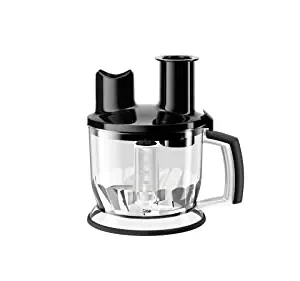Accesorio procesador de alimentos Braun Minipimer MQ70, 2 herramientas trituradoras, 1.5L, acero inoxidable y plástico negro