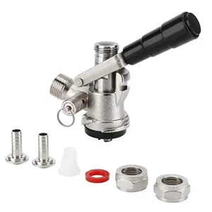 Acoplador de Barril Tipo S para Cerveza con Válvula de Alivio de Presión