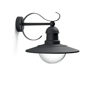 Aplique de pared Philips myGarden Topiary – Negro, IP44, E27, 60W