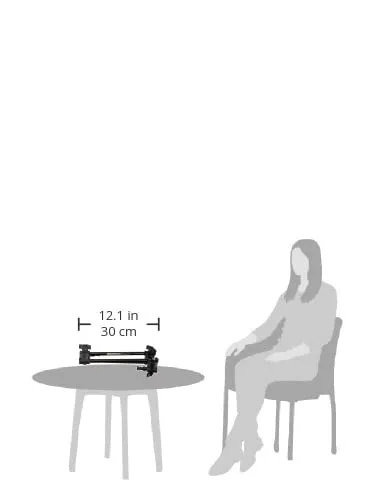 Brazo articulado Manfrotto 196AB-3 para trípode (Negro) - Imagen 5