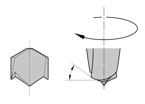 Broca ciega X-Treme integral HWM SMG D = 6.35 X 70 S = 10 X 31 DX - Imagen 2