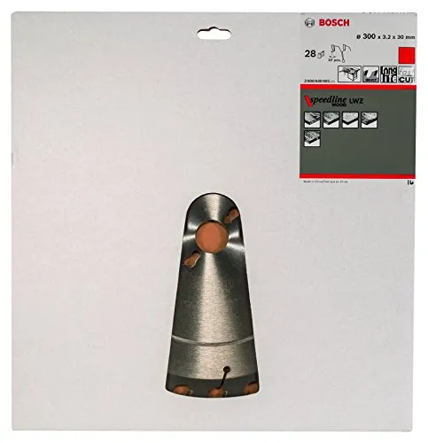 Hoja de sierra circular Bosch Professional Speedline Wood (300 x 30 x 3,2 mm, 28) - Imagen 2