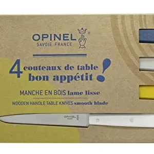 Juego de Cuchillos de Mesa OPINEL Bon Appetit Celeste – 4 piezas