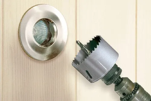 Juego de sierras de corona BIM Wolfcraft 7 piezas para instalaciones eléctricas - Imagen 4