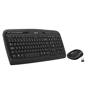 Kit Teclado y Ratón Inalámbrico Logitech MK330 QWERTY US Internacional Negro