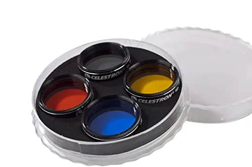 Set de filtros lunares y planetarios Celestron, 1.25″ (4 colores) - Imagen 4