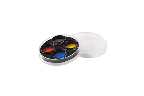 Set de filtros lunares y planetarios Celestron, 1.25″ (4 colores) - Imagen 7