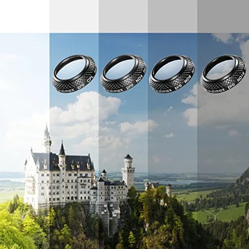 Set de filtros Walimex Pro para dron DJI Mavic Pro (CPL, ND 4, ND 8, ND 16) - Imagen 2