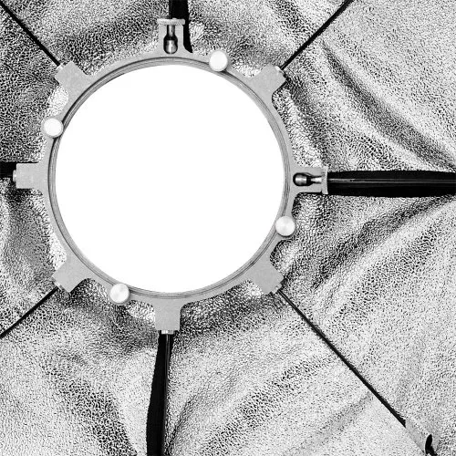 Softbox Walimex Pro Octagon Line Naranja 90cm Negro/Blanco - Imagen 4