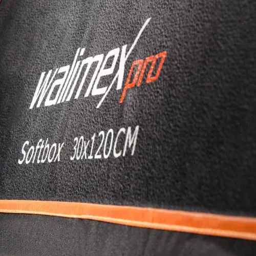 Softbox Walimex Pro Orange Line 30×120 para Cámara - Imagen 2