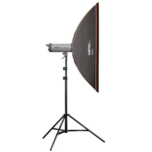 Softbox Walimex Pro Orange Line 30×120 para Cámara - Imagen 5