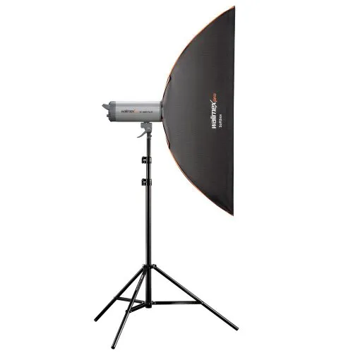 Softbox Walimex Pro Orange Line – para flash de estudio (30×120 cm) - Imagen 5