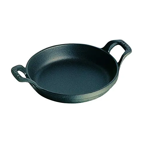 STAUB Fuente Hierro Fundido Redonda Negra 12cm