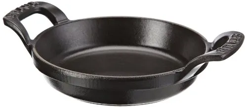 STAUB Fuente Hierro Fundido Redonda Negra 12cm - Imagen 2