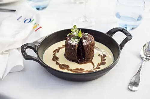 STAUB Fuente Hierro Fundido Redonda Negra 12cm - Imagen 5