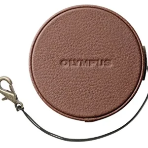 Tapa de Objetivo de Piel LC-60.5GL para Olympus Pen, marrón