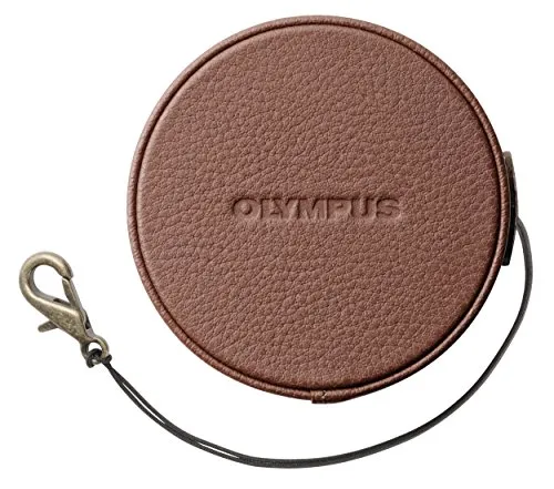 Tapa de Objetivo de Piel LC-60.5GL para Olympus Pen, marrón