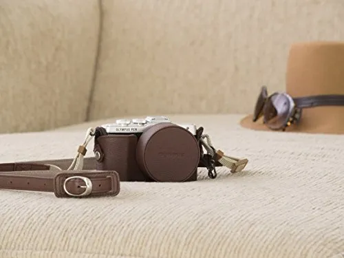 Tapa de Objetivo de Piel LC-60.5GL para Olympus Pen, marrón - Imagen 6