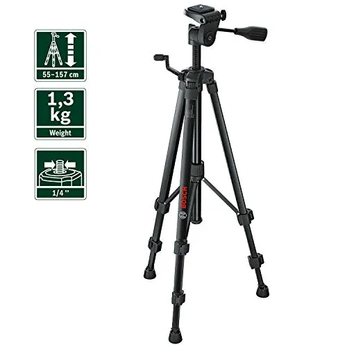 Trípode Bosch TT 150 para cámaras (52-147 cm) - Imagen 2