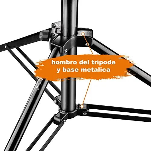 Trípode de Luz Walimex Pro AIR 290 – 290cm, 7kg, suspensión de aire - Imagen 5